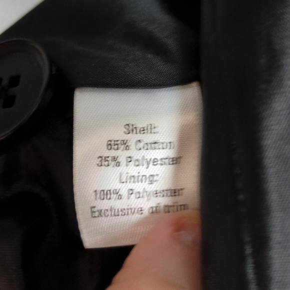 Black White SEMANTIKS Houndstooth Preppy Business Vintage Blazer S (#1,341)(C) - Picture 5 of 10